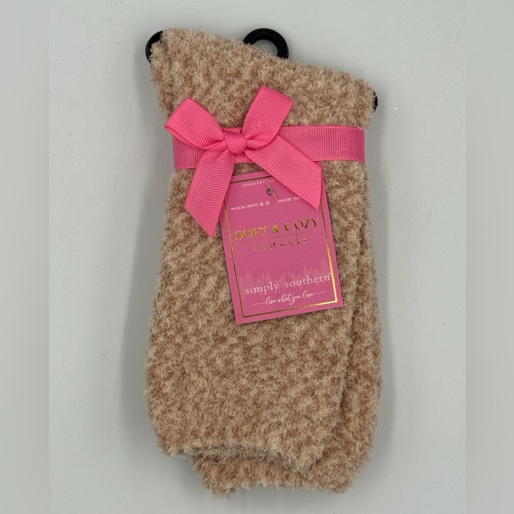 NWT Simply Southern "Soft & Cozy" Boot Socks Sock Size 6-11 Shoe Size 4-10